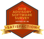 2018 Advisory Software survey voted #1 in Satisfaction